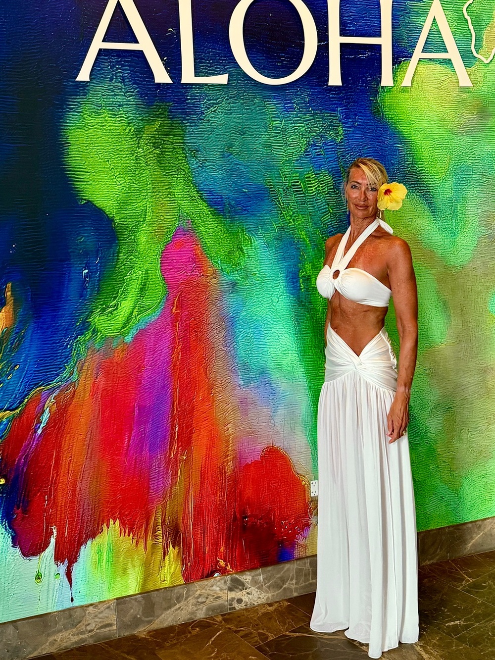 White LONG DRESS